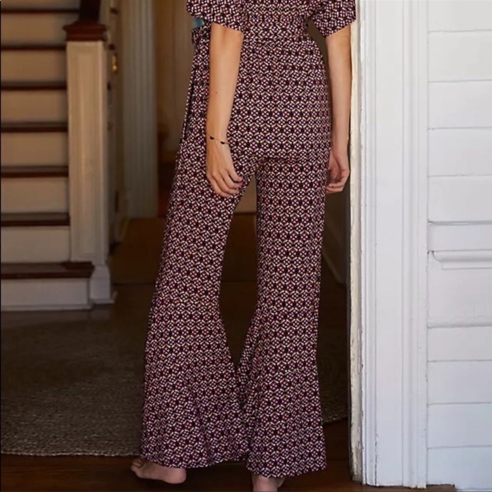 Anthropologie Bonnie Wide Leg Trouser Pants Size S - Picture 3 of 4